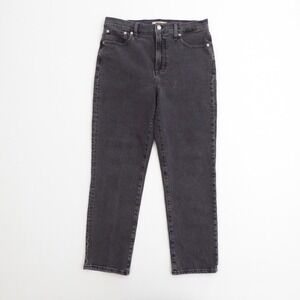Madewell Women Jeans Black The Perfect Vintage High Rise Straight Leg 29